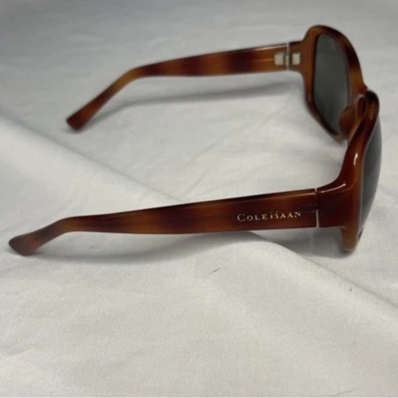 Cole Haan Brown Tortoise Wrap Sunglasses unisex - Picture 4 of 7